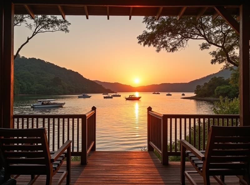 Casa com Píer Privativo — Vista para Capivara — foto 3