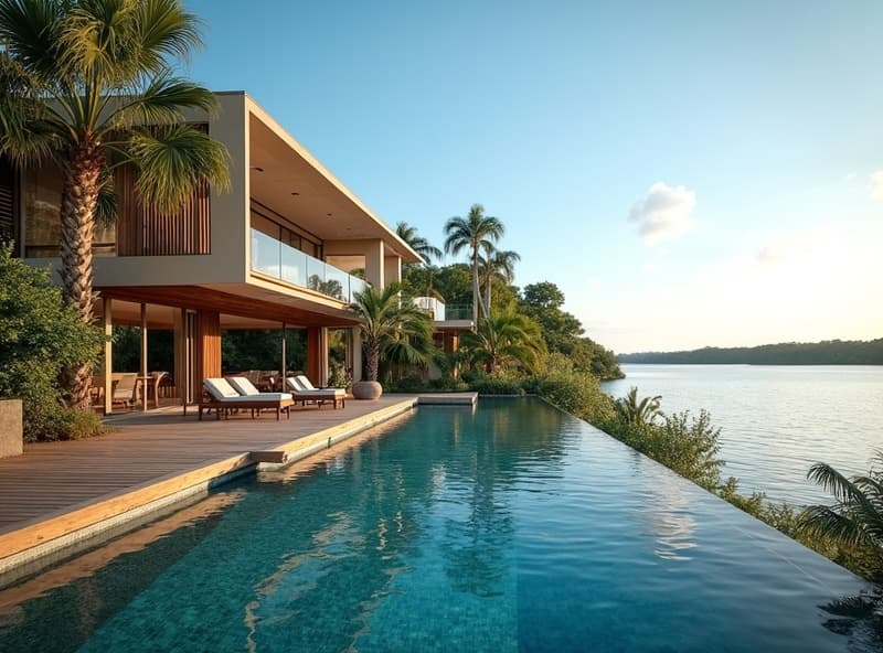 Casa com Píer Privativo — Vista para Jaguari